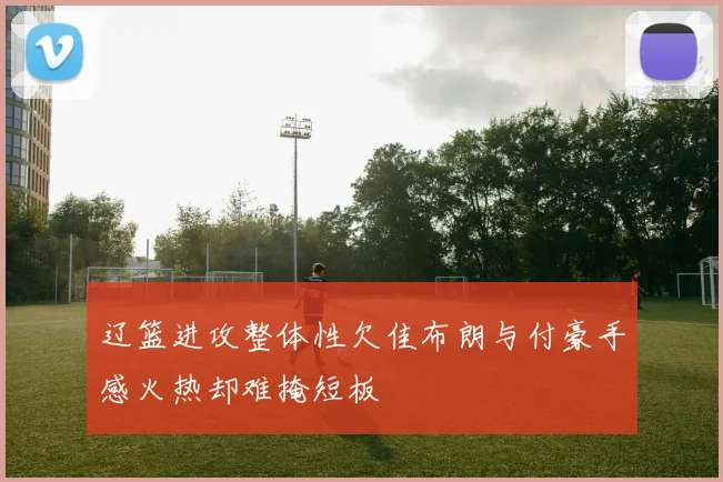 辽篮进攻整体性欠佳布朗与付豪手感火热却难掩短板